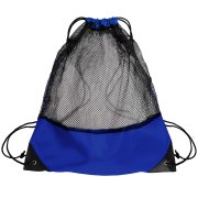 Рюкзак мешок с укреплёнными уголками Mesh, синий, 35*41 см, полиэстер 210D Синий