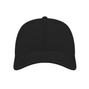 Бейсболка GROOVY, 6 клиньев, металлическая застежка Черный