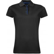 Рубашка поло женская PERFORMER WOMEN 180 черная