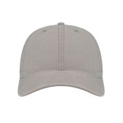 Бейсболка GROOVY, 6 клиньев, металлическая застежка Серый
