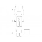Складной рюкзак со шнурком «Coss» арт. 5-12050102