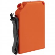 Плоская бутылка для воды Flacon, оранжевая арт. 16598.20