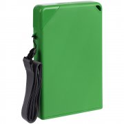 Плоская бутылка для воды Flacon, зеленая арт. 16598.90