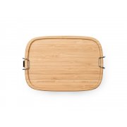 Ланч-бокс DAIKON из нержавеющей стали с бамбуковой крышкой арт. FI4103S129 Ланч-бокс DAIKON из нержавеющей стали с бамбуковой крышкой арт. FI4103S129