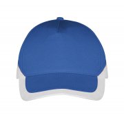 Бейсболка BOOSTER, 5 клиньев, металлическая застежка Синий