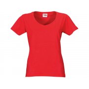 Футболка "Heavy Super Club" женская с V-образным вырезом