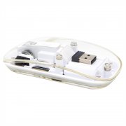 Мышь компьютерная беспроводная прозрачная Limpid, белый арт. 18031.01 Мышь компьютерная беспроводная прозрачная Limpid, белый арт. 18031.01