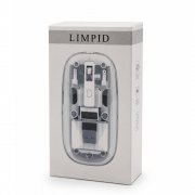 Мышь компьютерная беспроводная прозрачная Limpid, белый