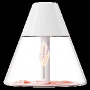 Светодиодный USB увлажнитель-аромадиффузор Cone, белый