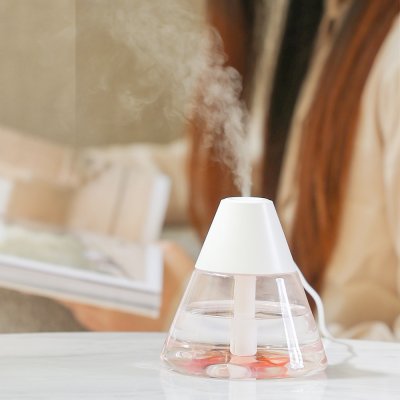 Светодиодный USB увлажнитель-аромадиффузор Cone, белый арт. 21027.01