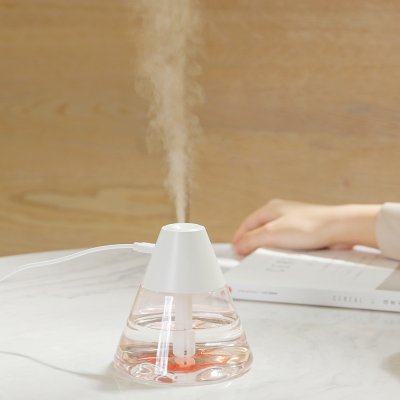 Светодиодный USB увлажнитель-аромадиффузор Cone, белый арт. 21027.01