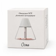 Светодиодный USB увлажнитель-аромадиффузор Cone, белый арт. 21027.01