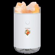 Соляная, светодиодная USB лампа-увлажнитель Aura, белый