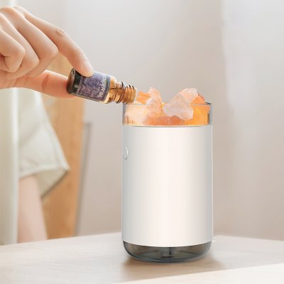 Соляная, светодиодная USB лампа-увлажнитель Aura, белый арт. 21026.01