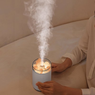 Соляная, светодиодная USB лампа-увлажнитель Aura, белый арт. 21026.01
