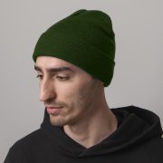 Шапка вязаная двойная ESSENTIAL Зеленый