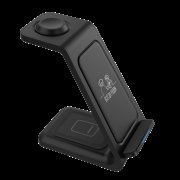 Беспроводное мультизарядное устройство Standy 15W, черный арт. 7108.02