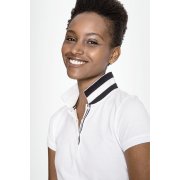 Рубашка поло PATRIOT WOMEN, белая с черным