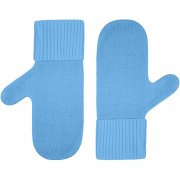 Варежки Yong, ярко-голубые
