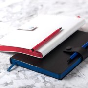 Ежедневник недатированный Stellar, А5, белый, кремовый блок в линейку, с серым обрезом Белый