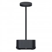 Настольный органайзер Crolly c беспроводной зарядкой 15W и лампой, черный арт. 7124.02