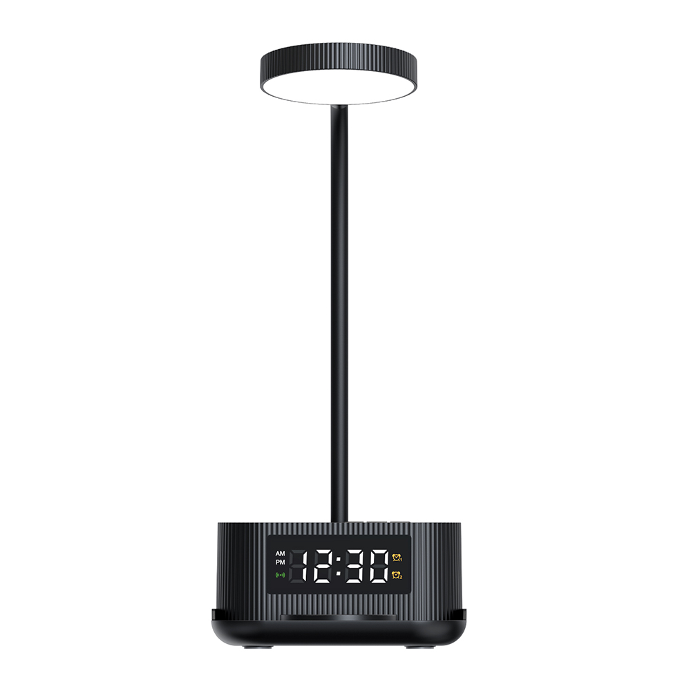 Настольный органайзер Crolly c беспроводной зарядкой 15W и лампой, черный арт. 7124.02 Настольный органайзер Crolly c беспроводной зарядкой 15W и лампой, черный арт. 7124.02