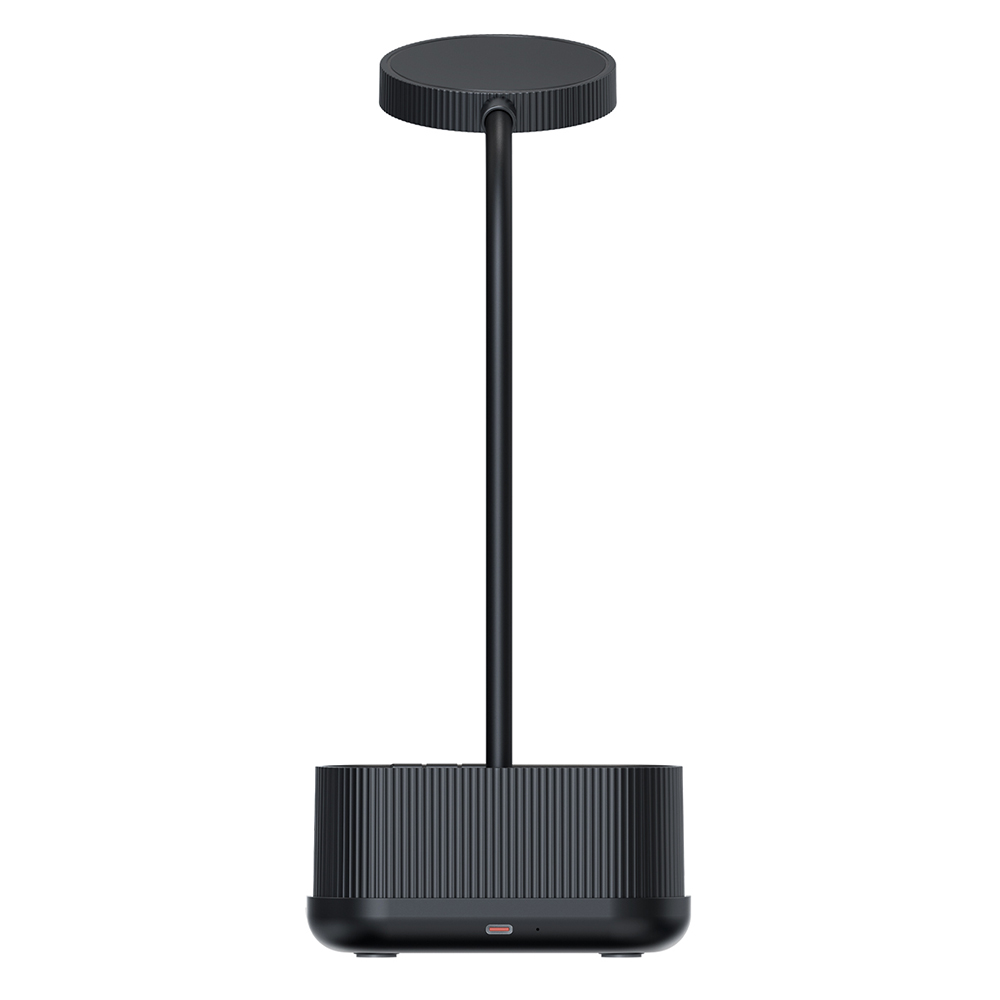 Настольный органайзер Crolly c беспроводной зарядкой 15W и лампой, черный арт. 7124.02 Настольный органайзер Crolly c беспроводной зарядкой 15W и лампой, черный арт. 7124.02