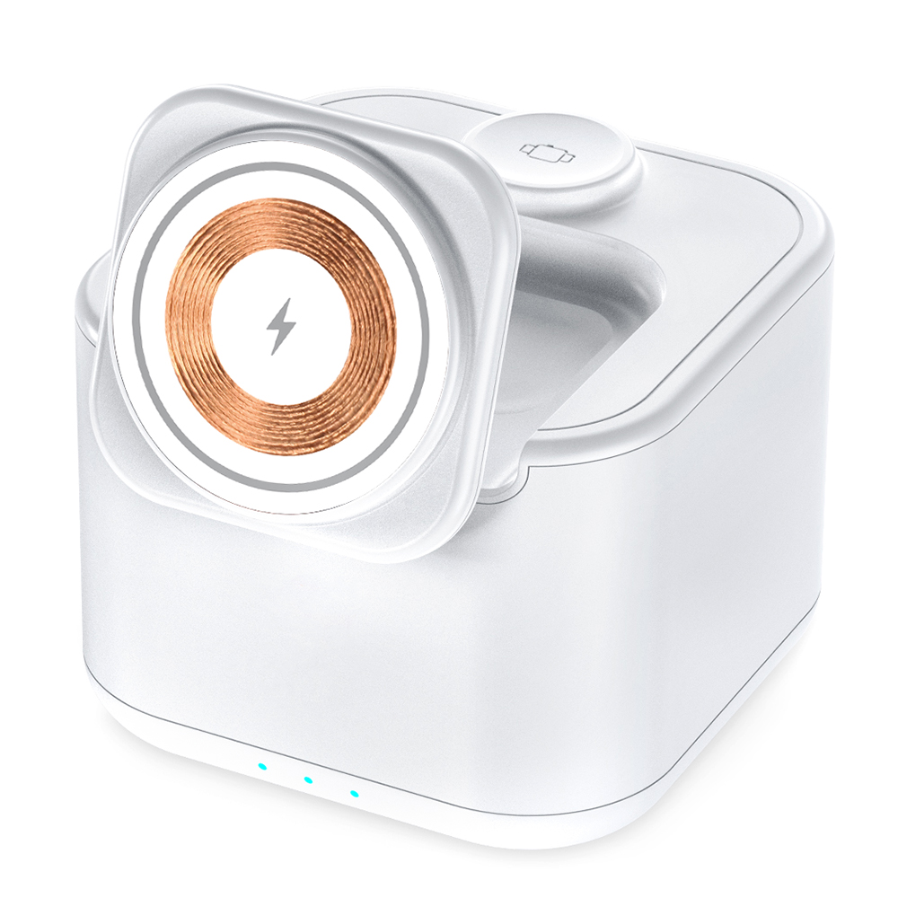 Беспроводная колонка 5W с беспроводным зарядным 15W Powerbox ,белый арт. 11030.01 Беспроводная колонка 5W с беспроводным зарядным 15W Powerbox ,белый арт. 11030.01