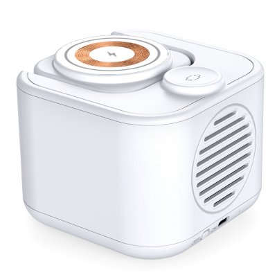 Беспроводная колонка 5W с беспроводным зарядным 15W Powerbox ,белый