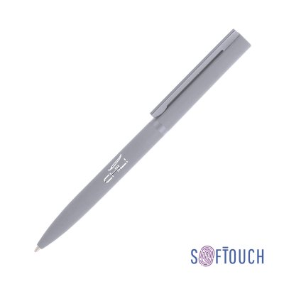 Ручка шариковая "Sirius", покрытие soft touch серый