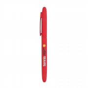 Ручка шариковая "Vega", покрытие soft touch красный