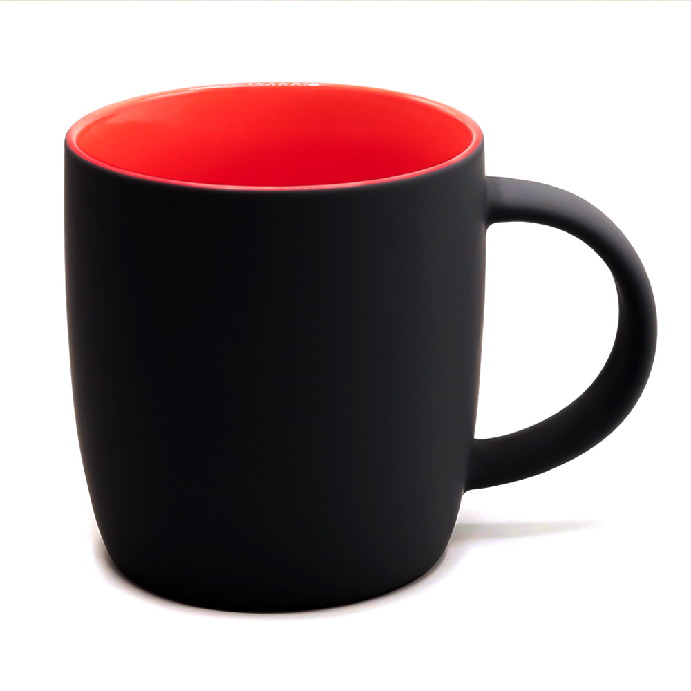 Кружка Spring, софт-тач, черно-красная арт. 6136.055 Кружка Spring, софт-тач, черно-красная арт. 6136.055