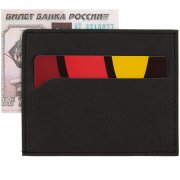 Картхолдер Multimo, черный с зеленым арт. 17523.39