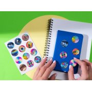 Сет объемных стикеров из эпоксидной смолы