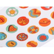 Сет объемных стикеров из эпоксидной смолы