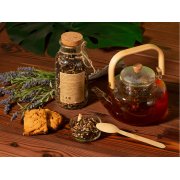 Чай черный, с соком имбиря, корицей и мёдом