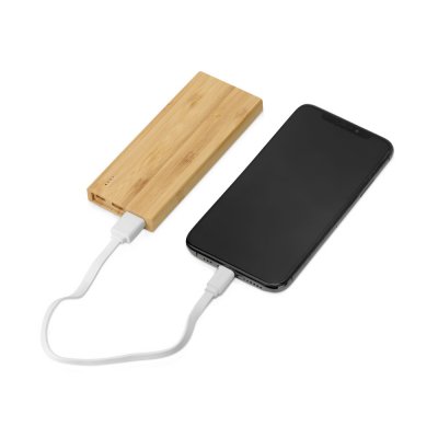 Внешний аккумулятор из бамбука «Bamboo», 5000 mAh