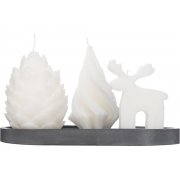 Набор свечей на подставке «New year»