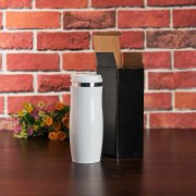 Термокружка вакуумная дорожная ФАНТАЗИЯ белый арт. 22108