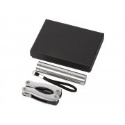 Подарочный набор «Scout» с многофункциональным ножом и фонариком