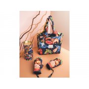 Сумка стеганая «Мишки в шоколаде»